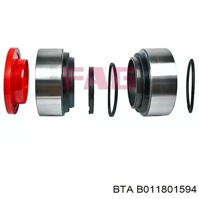 Compre B011801594 BTA Rolamento de cubo traseiro