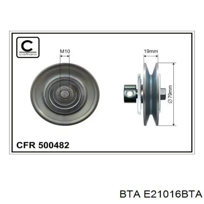 Compre E21016BTA BTA Rolo parasita da correia de transmissão
