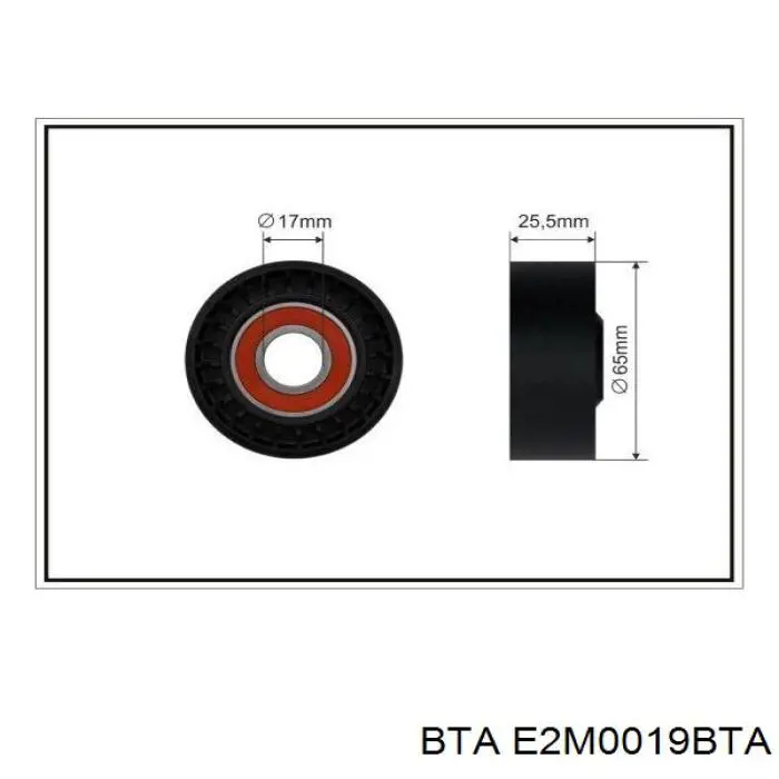Compre E2M0019BTA BTA Rolo de reguladora de tensão da correia de transmissão