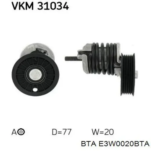 Reguladora de tensão da correia de transmissão BTA E3W0020BTA preço, a partir de 49,50 USD