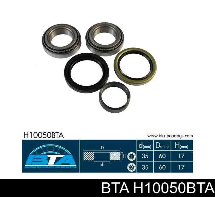 Rolamento de cubo dianteiro BTA H10050BTA preço, a partir de 22,04 USD