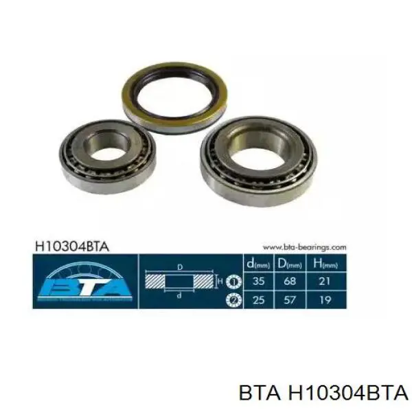 Rolamento de cubo traseiro BTA H10304BTA preço, a partir de 30,59 USD