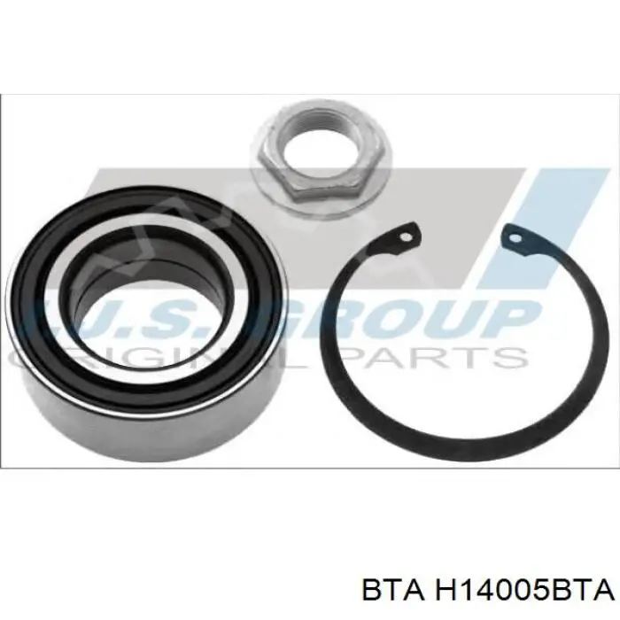 Compre H14005BTA BTA Rolamento de cubo dianteiro