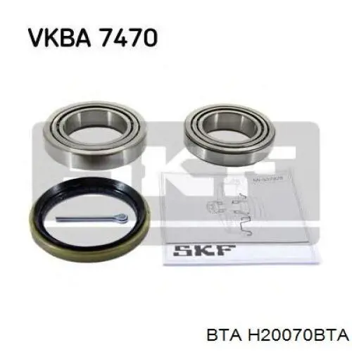 Rolamento de cubo traseiro BTA H20070BTA preço, a partir de 61,05 USD