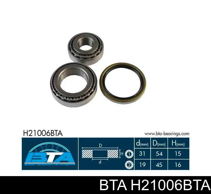 Rolamento de cubo traseiro BTA H21006BTA preço, a partir de 38,43 USD