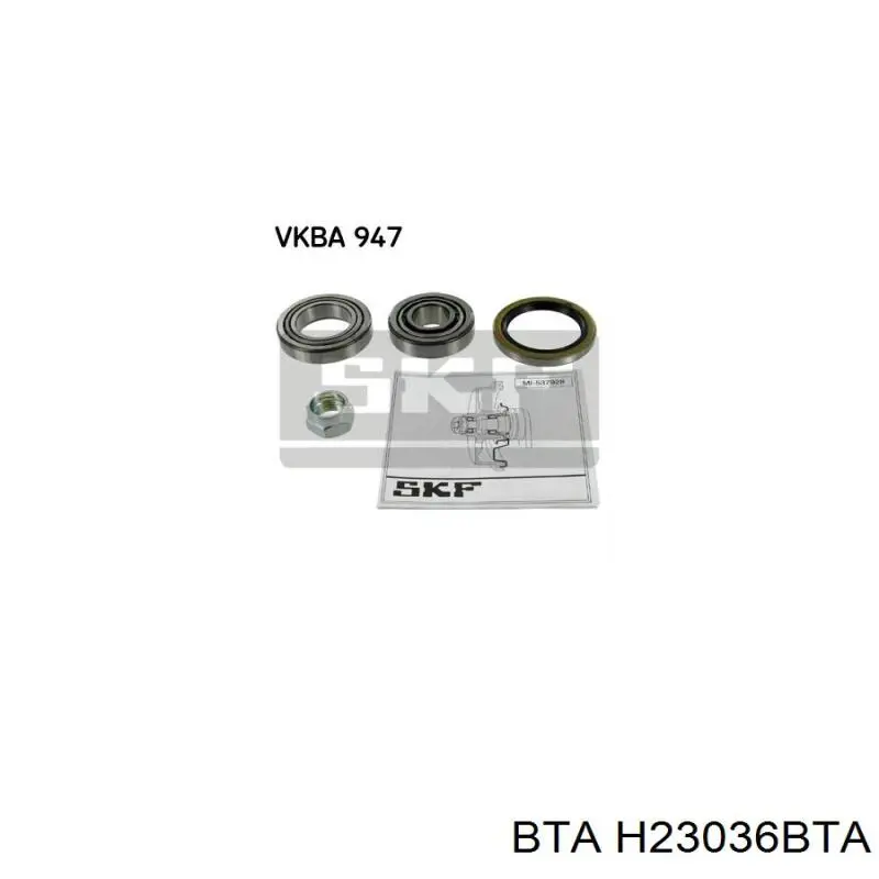 Compre H23036BTA BTA Rolamento de cubo traseiro