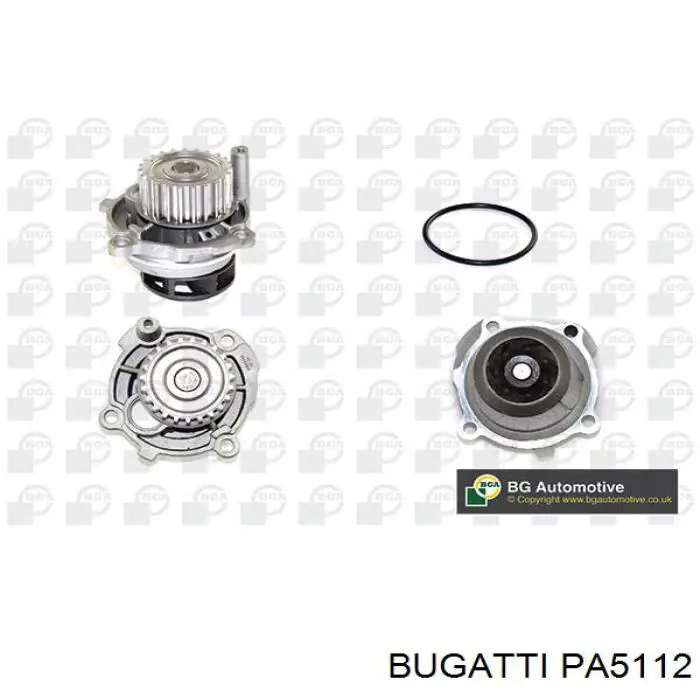 Bomba de água (bomba) de esfriamento Bugatti PA5112 preço, a partir de 48,45 USD