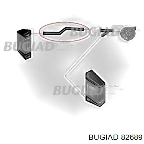 Mangueira (cano derivado) de intercooler Bugiad 82689 preço, a partir de 54,58 USD
