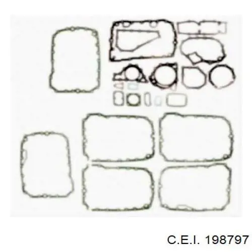 Kit de reparação da Caixa de Mudança C.e.i. 198797 preço, a partir de 117,49 USD