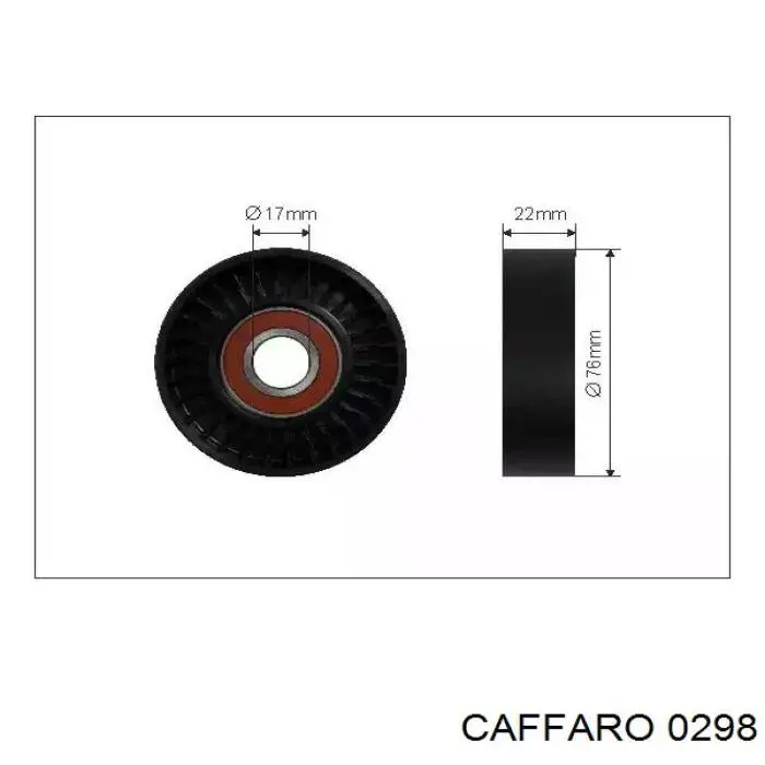 Rolo de reguladora de tensão da correia de transmissão Caffaro 0298 preço, a partir de 18,00 USD