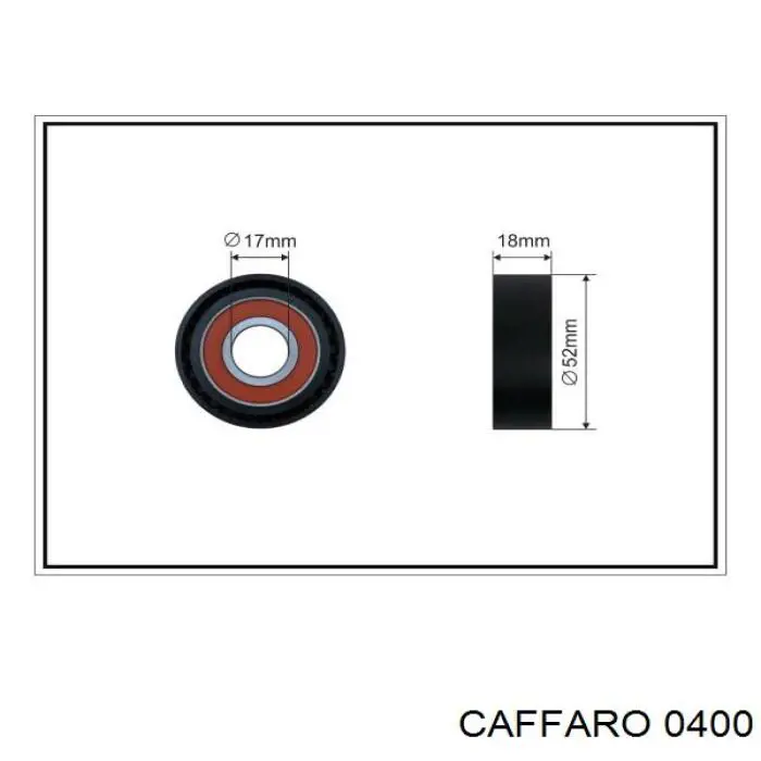 Rolo de reguladora de tensão da correia de transmissão Caffaro 0400 preço, a partir de 17,77 USD