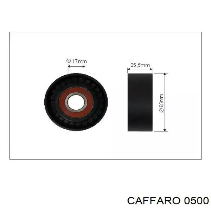 Rolo de reguladora de tensão da correia de transmissão Caffaro 0500 preço, a partir de 14,98 USD