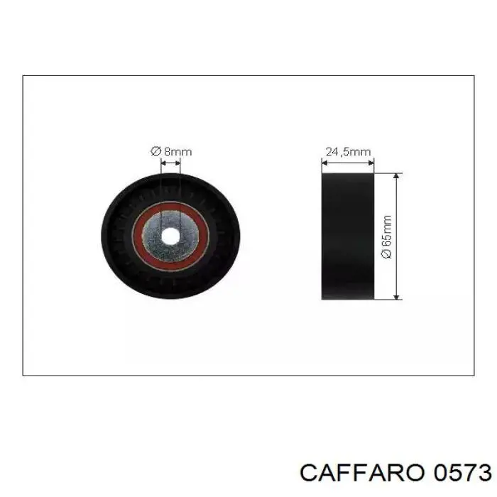Rolo parasita da correia de transmissão Caffaro 0573 preço, a partir de 25,45 USD