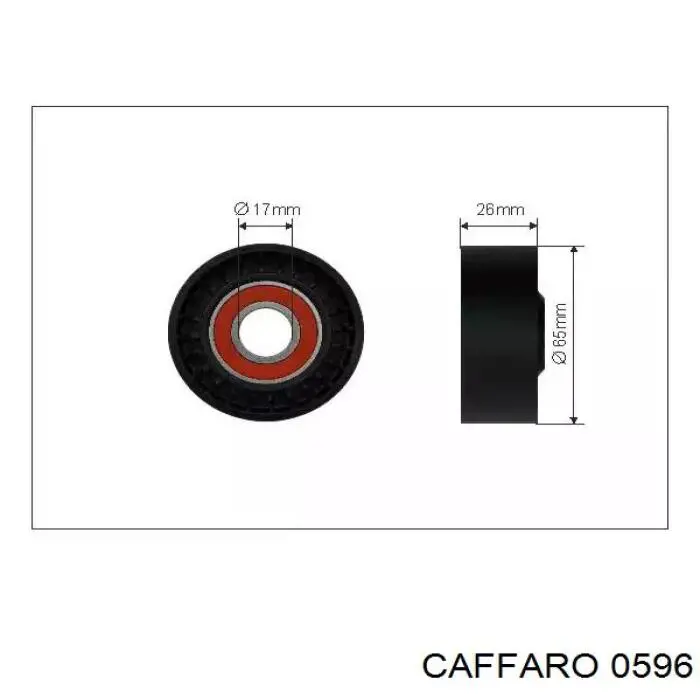 Rolo de reguladora de tensão da correia de transmissão Caffaro 0596 preço, a partir de 17,91 USD