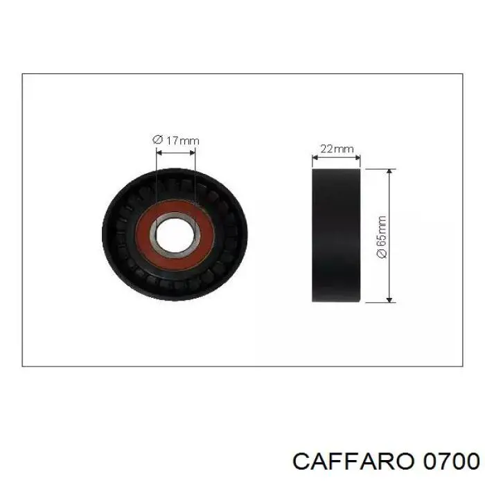 Rolo parasita da correia de transmissão Caffaro 0700 preço, a partir de 13,32 USD