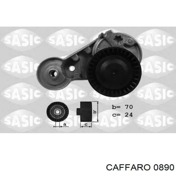 Compre 0890 Caffaro Rolo de reguladora de tensão da correia de transmissão