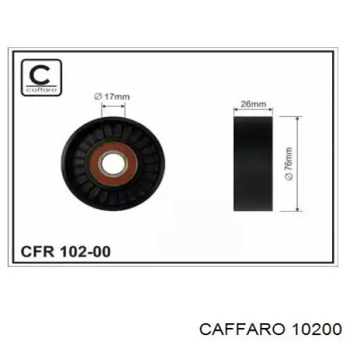Rolo de reguladora de tensão da correia de transmissão Caffaro 10200 preço, a partir de 15,17 USD