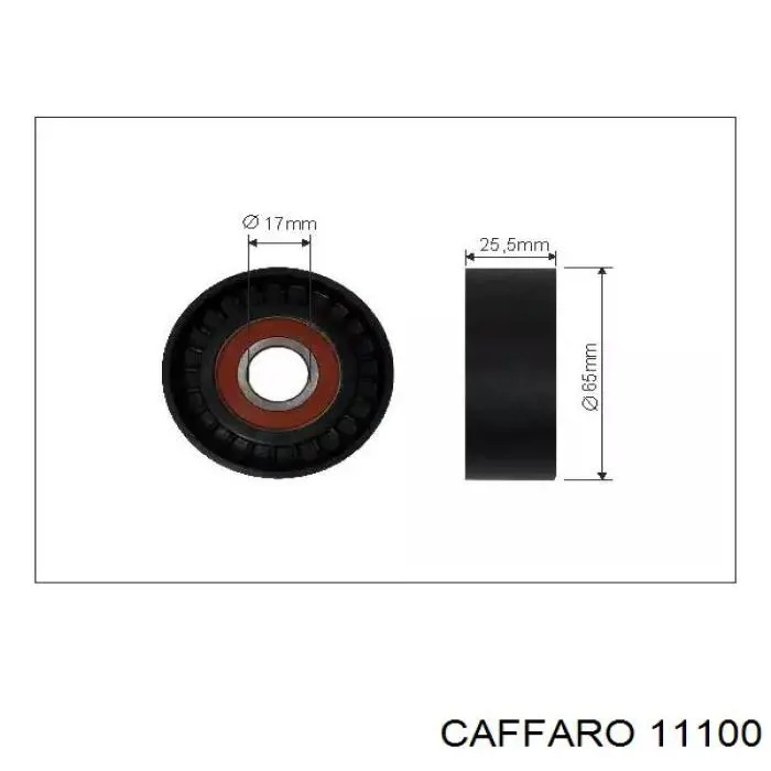 Rolo de reguladora de tensão da correia de transmissão Caffaro 11100 preço, a partir de 17,72 USD