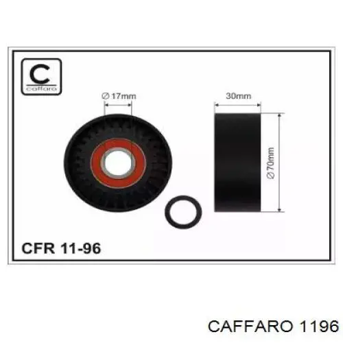 Rolo de reguladora de tensão da correia de transmissão Caffaro 1196 preço, a partir de 20,46 USD