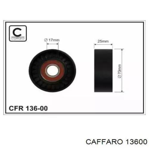 Rolo de reguladora de tensão da correia de transmissão Caffaro 13600 preço, a partir de 17,72 USD