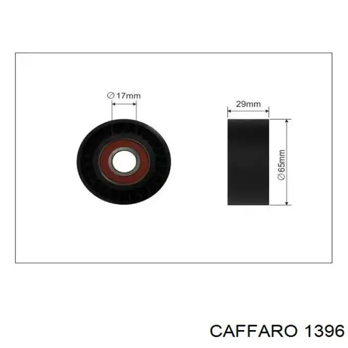 Rolo de reguladora de tensão da correia de transmissão Caffaro 1396 preço, a partir de 13,84 USD