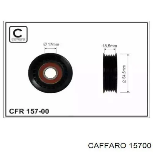 15700 Caffaro Rolo parasita da correia de transmissão