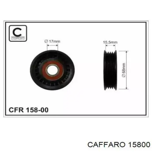Compre 15800 Caffaro Rolo de reguladora de tensão da correia de transmissão