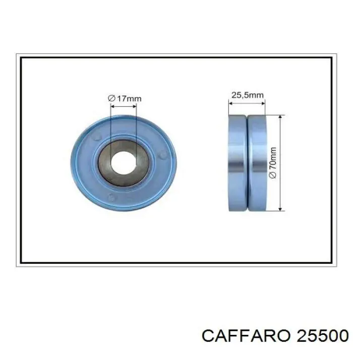 Rolo de reguladora de tensão da correia de transmissão Caffaro 25500 preço, a partir de 18,69 USD