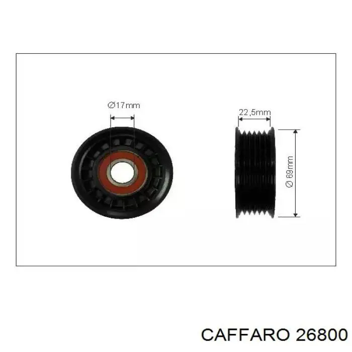 Rolo de reguladora de tensão da correia de transmissão Caffaro 26800 preço, a partir de 18,01 USD