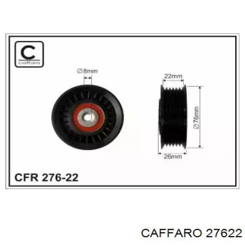 Compre 27622 Caffaro Rolo de reguladora de tensão da correia de transmissão