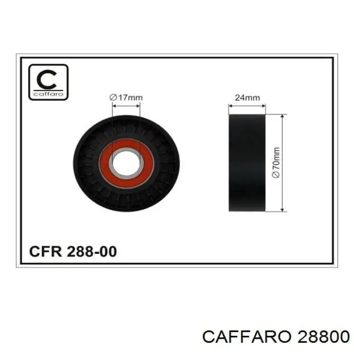 Rolo de reguladora de tensão da correia de transmissão Caffaro 28800 preço, a partir de 17,72 USD