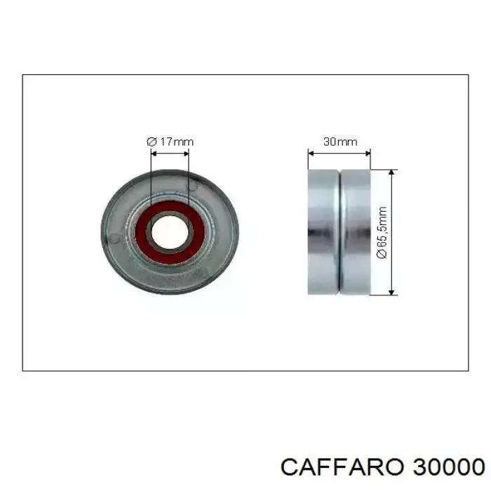 Rolo de reguladora de tensão da correia de transmissão Caffaro 30000 preço, a partir de 18,13 USD