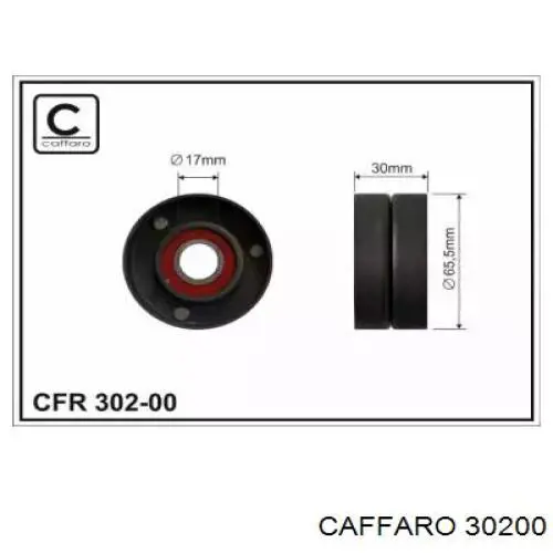 Compre 30200 Caffaro Rolo de reguladora de tensão da correia de transmissão