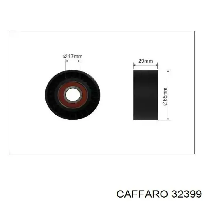 Rolo de reguladora de tensão da correia de transmissão Caffaro 32399 preço, a partir de 15,07 USD