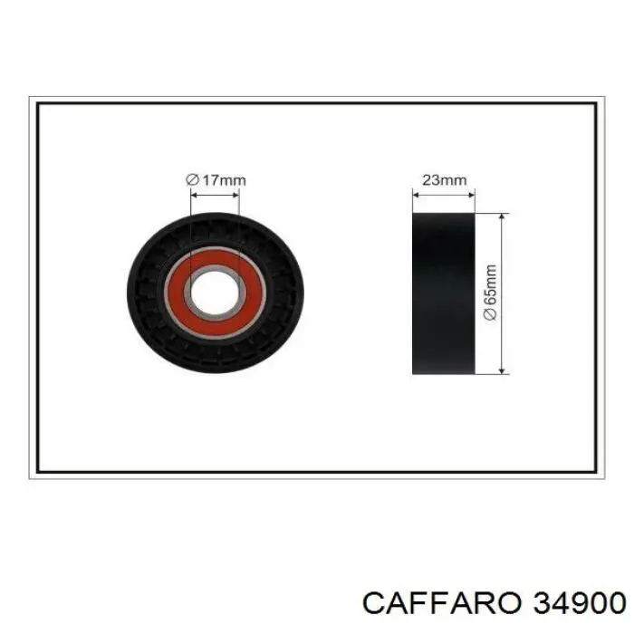 Rolo de reguladora de tensão da correia de transmissão Caffaro 34900 preço, a partir de 17,34 USD