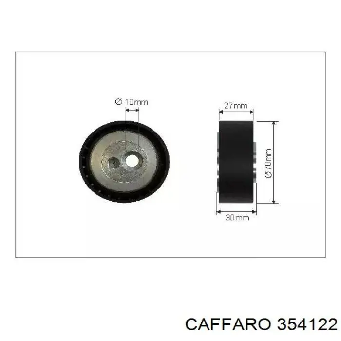 Rolo parasita da correia de transmissão Caffaro 354122 preço, a partir de 26,80 USD