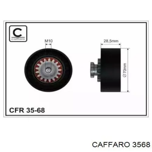 Compre 3568 Caffaro Rolo de reguladora de tensão da correia de transmissão
