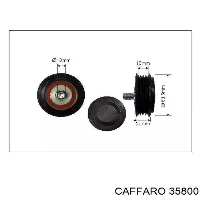 Rolo de reguladora de tensão da correia de transmissão General Motors 9157962 preço, a partir de 8,37 USD