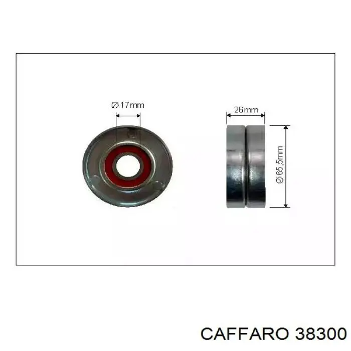 Rolo de reguladora de tensão da correia de transmissão Caffaro 38300 preço, a partir de 21,59 USD