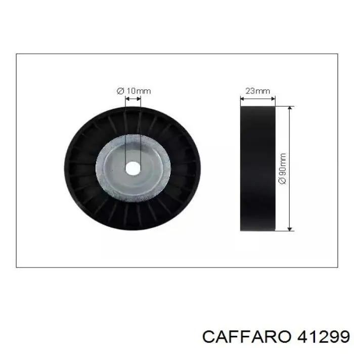 Rolo de reguladora de tensão da correia de transmissão Caffaro 41299 preço, a partir de 19,98 USD