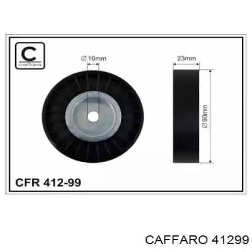 Compre 41299 Caffaro Rolo de reguladora de tensão da correia de transmissão