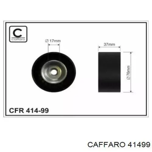 Rolo de reguladora de tensão da correia de transmissão Caffaro 41499 preço, a partir de 18,80 USD