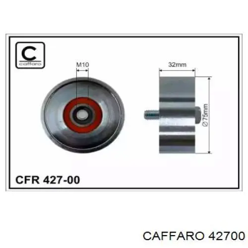 Rolo de reguladora de tensão da correia de transmissão Caffaro 42700 preço, a partir de 42,66 USD