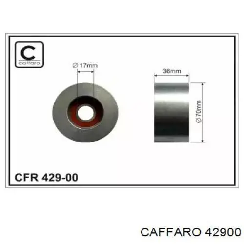 Rolo de reguladora de tensão da correia de transmissão Caffaro 42900 preço, a partir de 34,00 USD