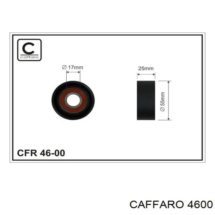 Rolo de reguladora de tensão da correia de transmissão Caffaro 4600 preço, a partir de 17,73 USD