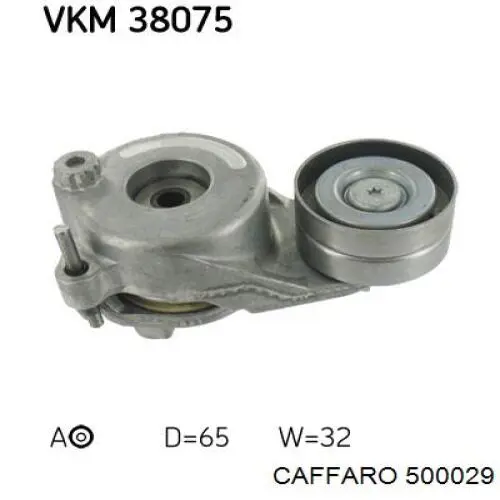 Rolo de reguladora de tensão da correia de transmissão Caffaro 500029 preço, a partir de 17,78 USD