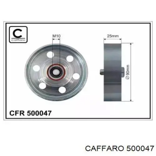 Rolo de reguladora de tensão da correia de transmissão Caffaro 500047 preço, a partir de 26,25 USD