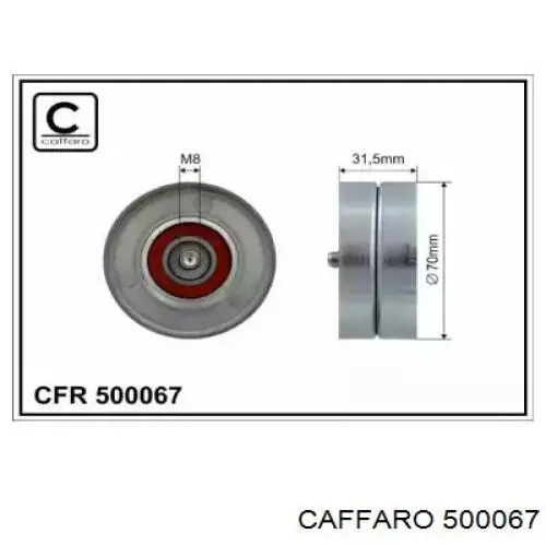 Rolo de reguladora de tensão da correia de transmissão Caffaro 500067 preço, a partir de 20,84 USD