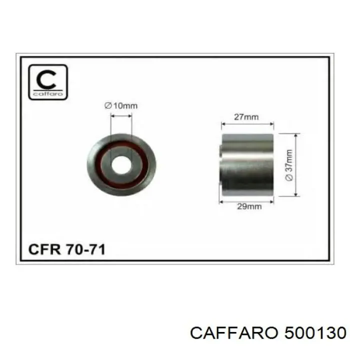 Rolo de reguladora de tensão da correia de transmissão Caffaro 500130 preço, a partir de 48,27 USD