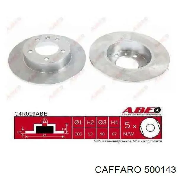 Compre 500143 Caffaro Rolo parasita da correia do mecanismo de distribuição de gás